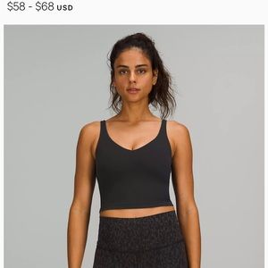 Lululemon Align Tank - black camo